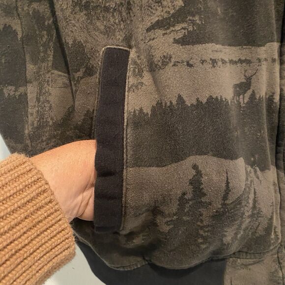 Akoo Brand Jacket Vest Men XXL Green Camo Full Zip White Mtn Summit 1980 #21 - Picture 10 of 16